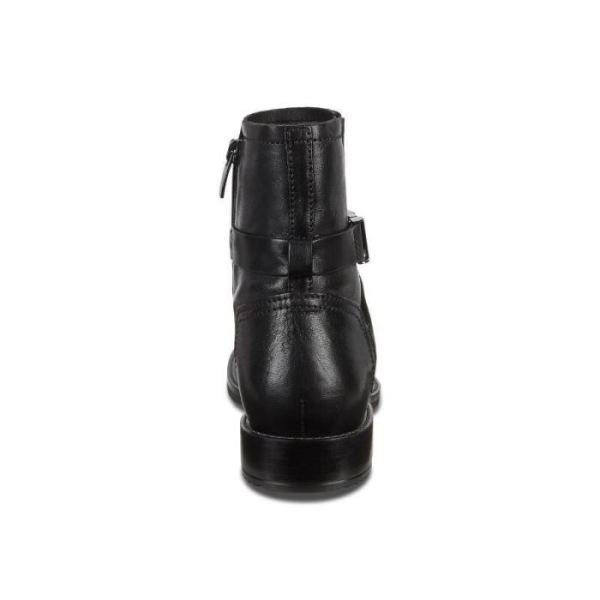 ECCO SHOES -SARTORELLE 25 WOMEN'S BUCKLED BOOT-BLACK