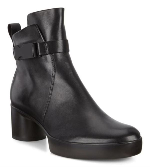 ECCO SHOES -SHAPE SCULPTED MOTION 35 WOMEN'S MID-CUT BOOT-BLACK