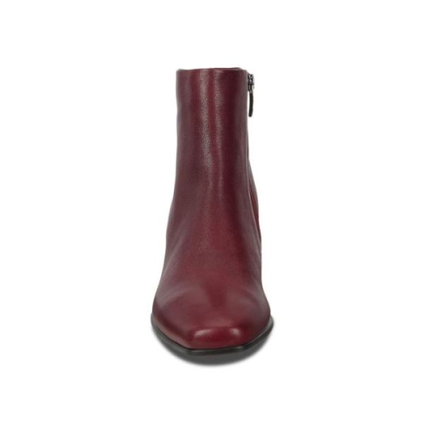 ECCO SHOES -SHAPE 60 WOMEN'S SQUARED ZIPPERED BOOT-SYRAH