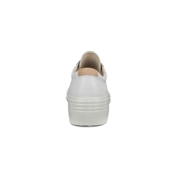 ECCO SHOES -SOFT 7 WEDGE WOMEN'S SHOES-WHITE