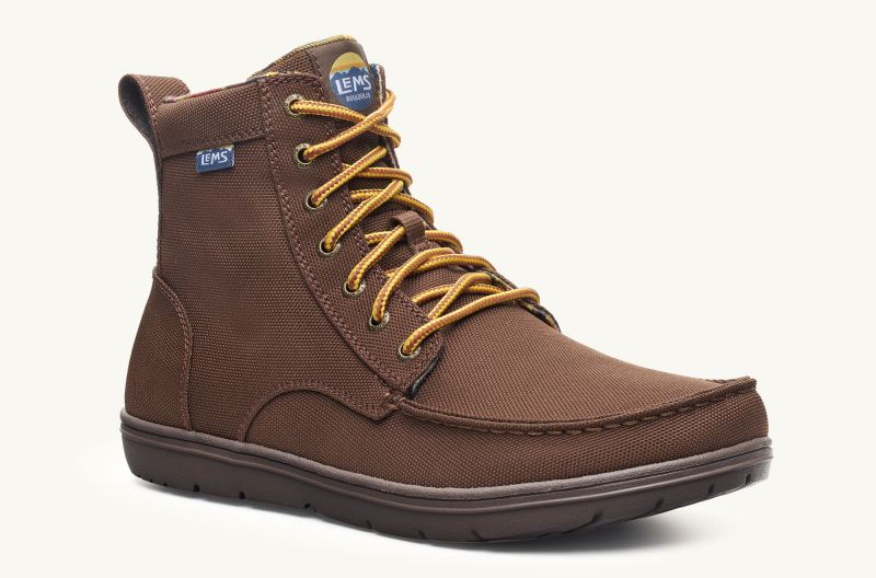 LEMS | WOMEN'S BOULDER BOOT NYLON-Pinecone (Vegan)