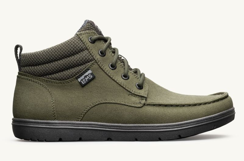 LEMS | MEN'S BOULDER BOOT MID VEGAN-Military Green