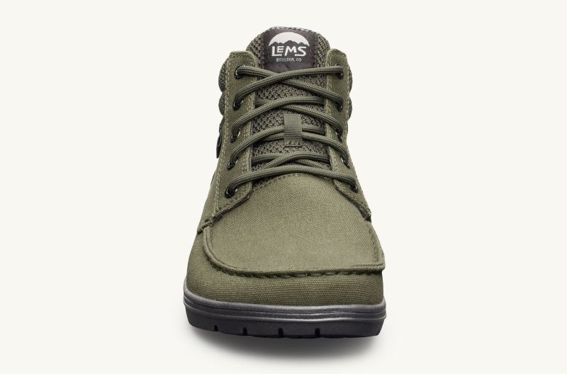 LEMS | MEN'S BOULDER BOOT MID VEGAN-Military Green