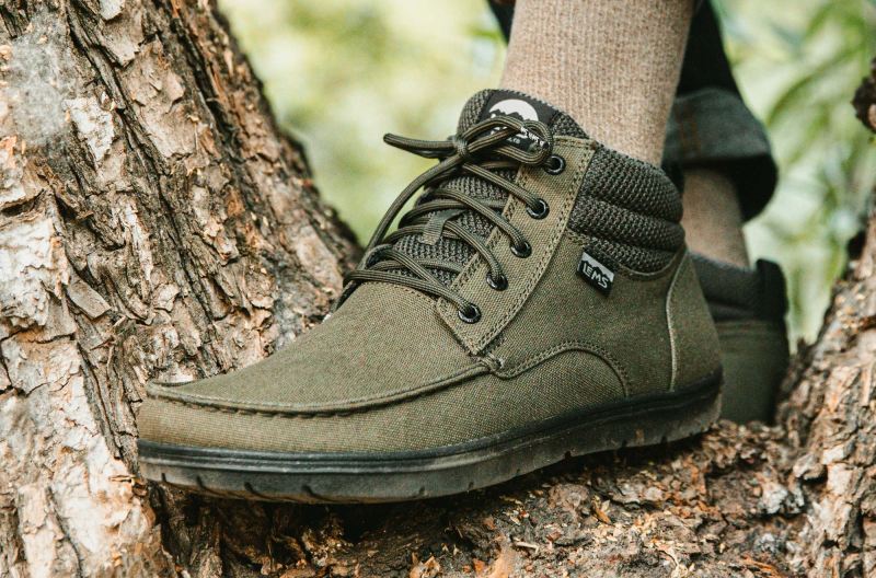 LEMS | MEN'S BOULDER BOOT MID VEGAN-Military Green