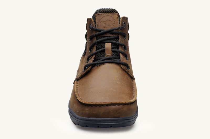 LEMS | WOMEN'S BOULDER BOOT MID LEATHER-Umber