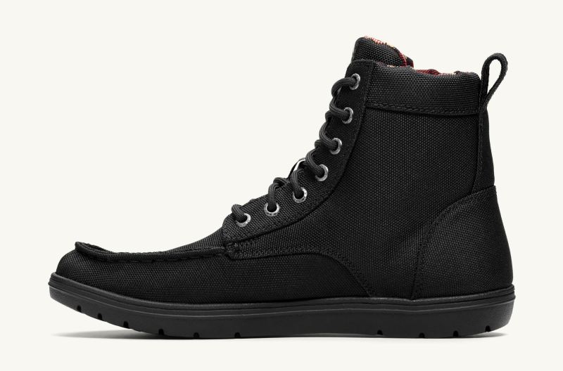 LEMS | WOMEN'S BOULDER BOOT NYLON-Black (Vegan)