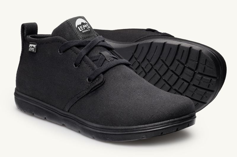 LEMS | MEN'S CHUKKA CANVAS-Blackout