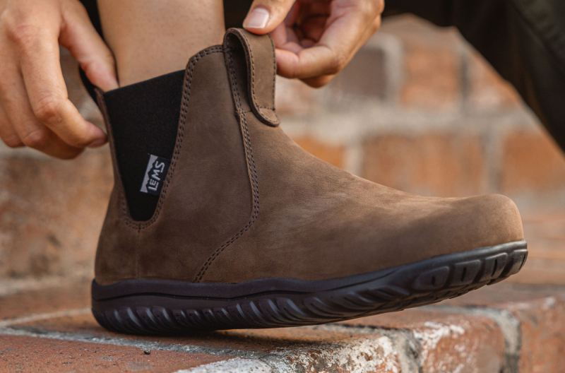 LEMS | WOMEN'S CHELSEA BOOT WATERPROOF-Espresso