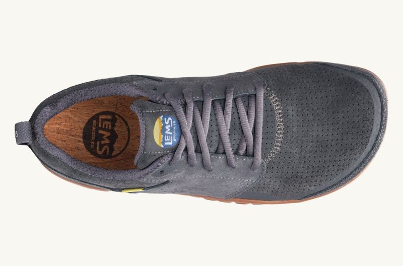 LEMS | WOMEN'S PRIMAL ZEN SUEDE-Graphite