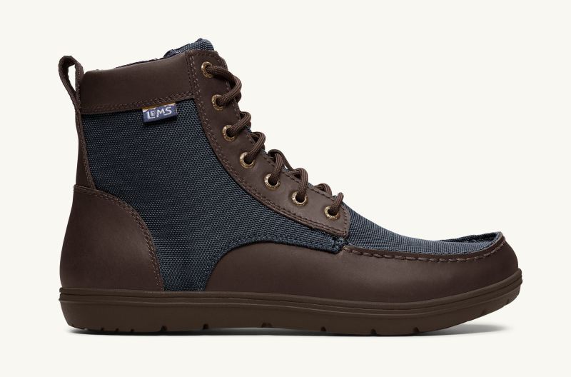 LEMS | MEN'S BOULDER BOOT NYLON-Navy Stout