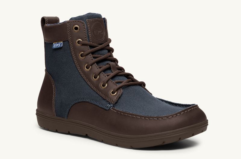 LEMS | MEN'S BOULDER BOOT NYLON-Navy Stout