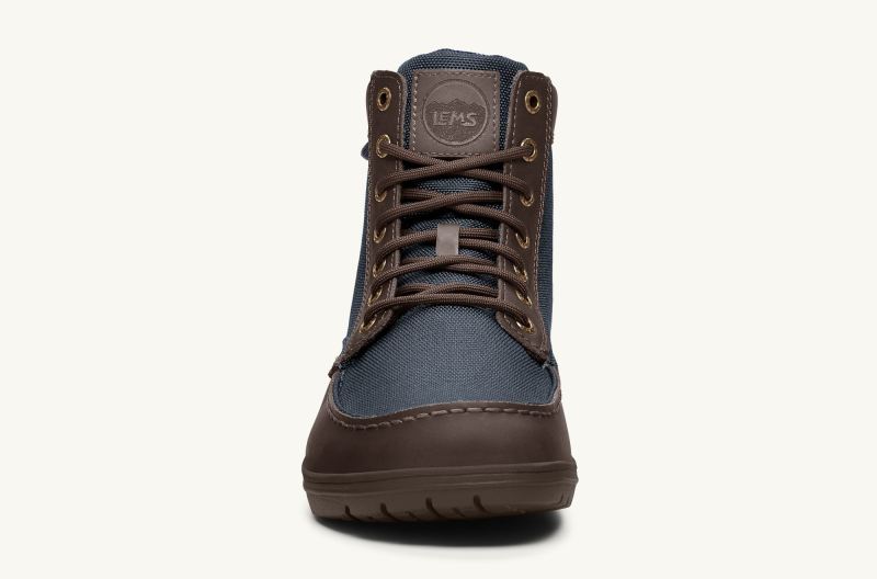 LEMS | MEN'S BOULDER BOOT NYLON-Navy Stout