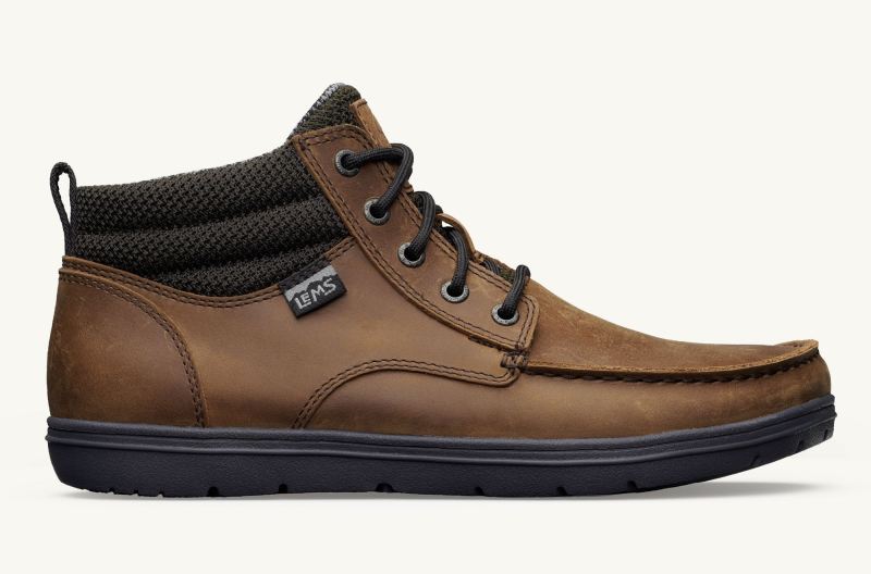 LEMS | MEN'S BOULDER BOOT MID LEATHER-Umber