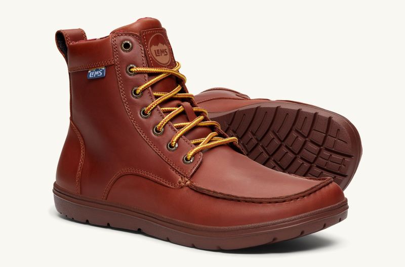 LEMS | WOMEN'S BOULDER BOOT LEATHER-Russet