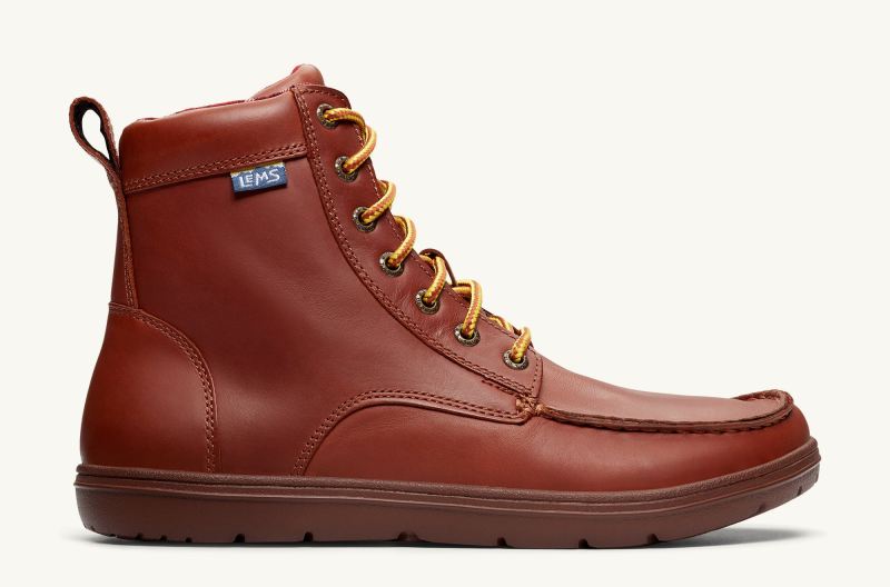 LEMS | WOMEN'S BOULDER BOOT LEATHER-Russet