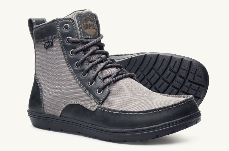 LEMS | MEN'S BOULDER BOOT NYLON - SMOKE-Smoke