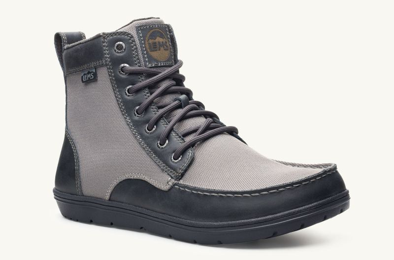 LEMS | MEN'S BOULDER BOOT NYLON - SMOKE-Smoke