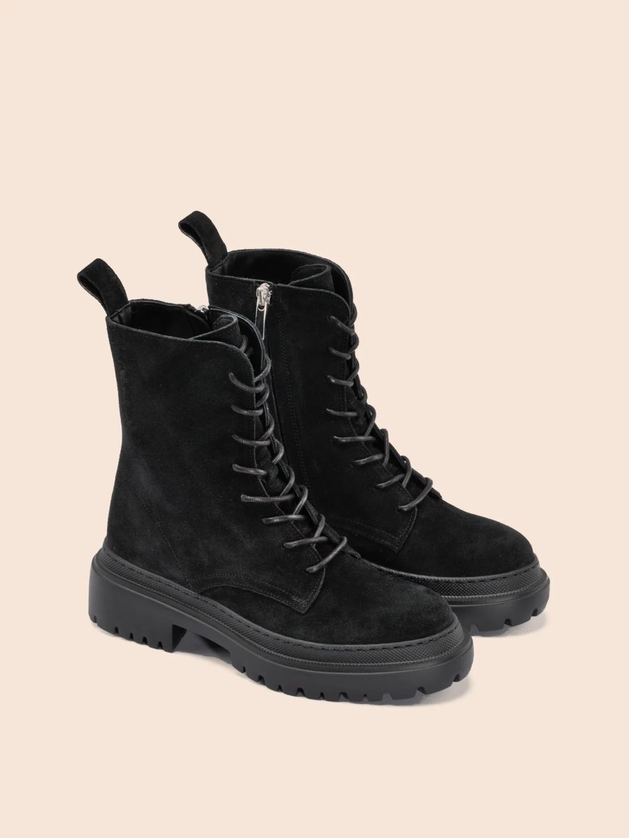 Maguire | Women's Belluno Black Suede Boot Last Units | Special Offer