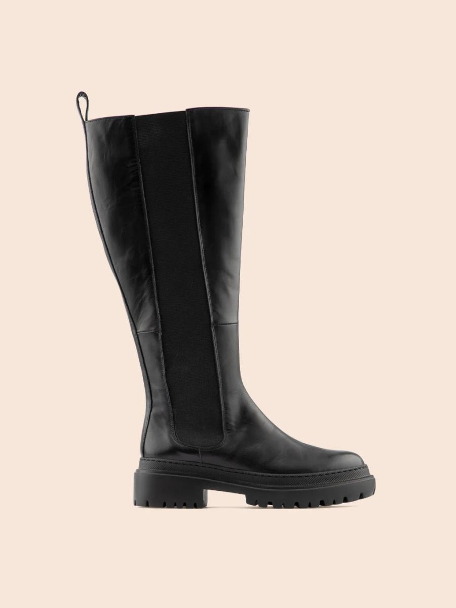 Maguire | Women's Monza Wide Black Boot Wide Calf Boot | Special Offer