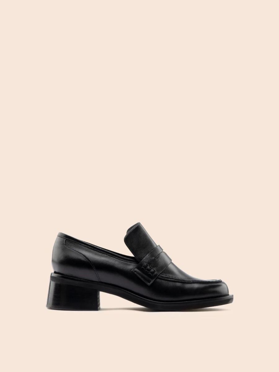 Maguire | Women's Marlia Black Loafer Heeled Loafer | Special Offer