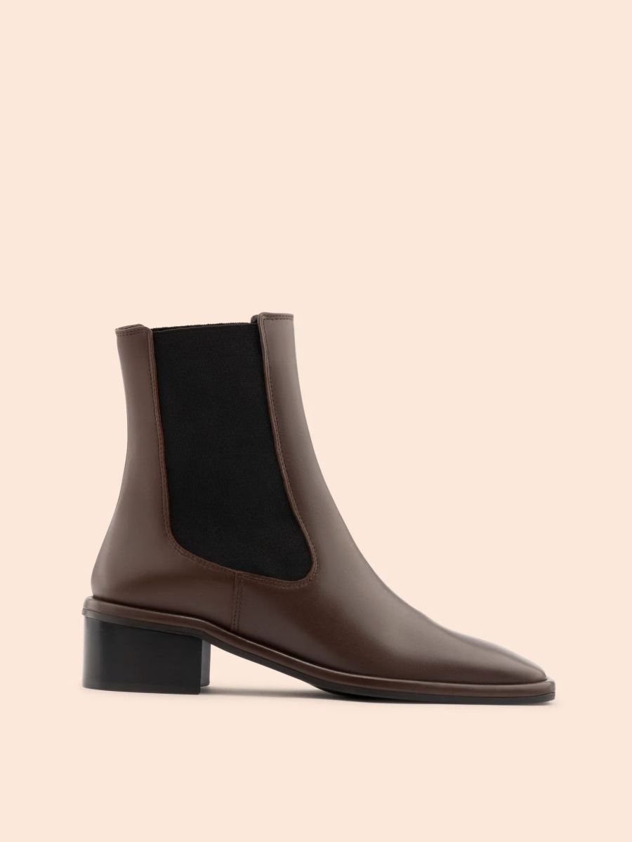 Maguire | Women's Morella Brown Boot Heeled Chelsea Boot | Special Offer