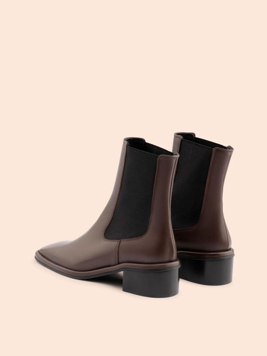 Maguire | Women's Morella Brown Boot Heeled Chelsea Boot | Special Offer