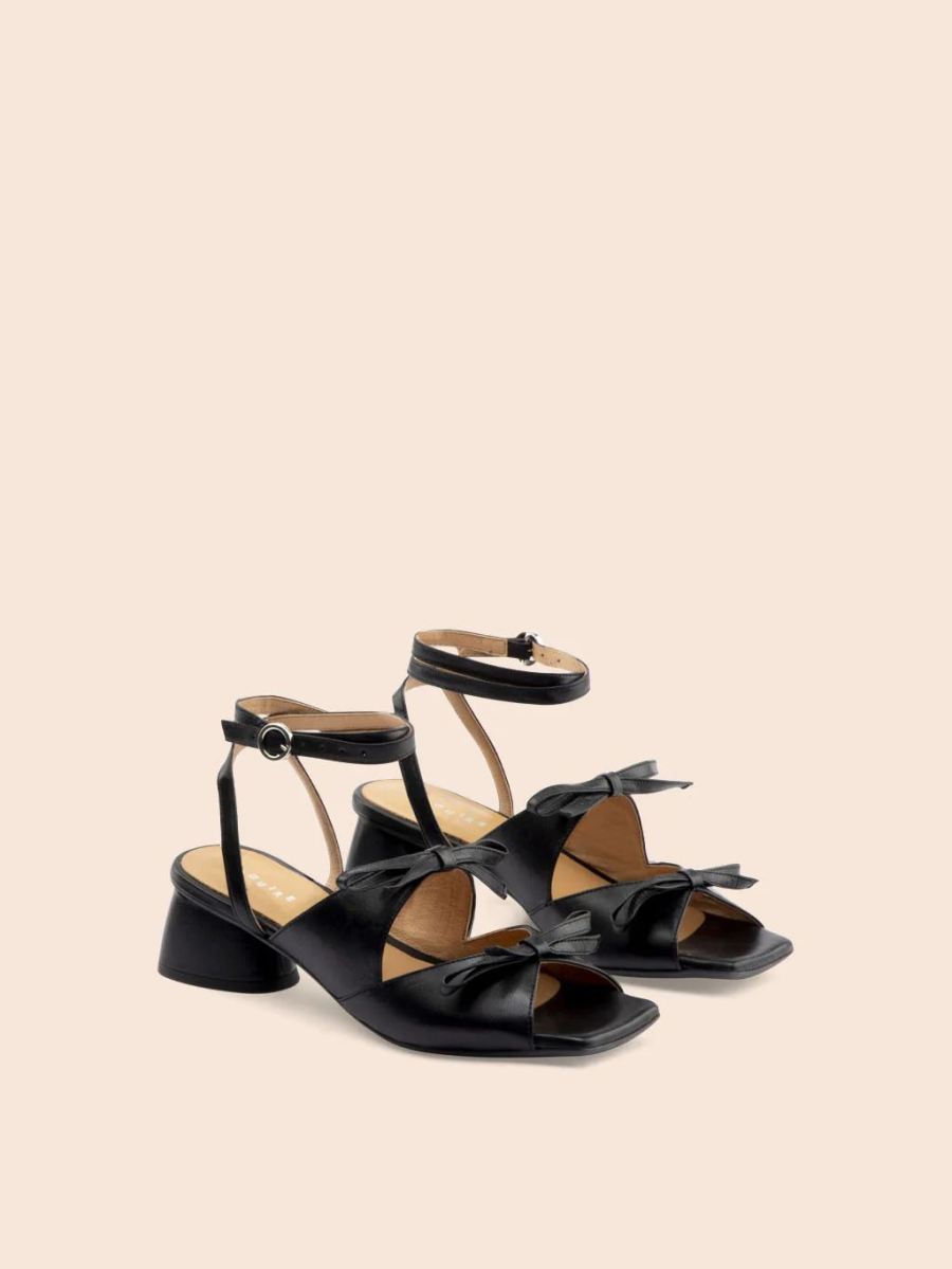 Maguire | Women's Mira Black Heel Heeled Sandal | Special Offer