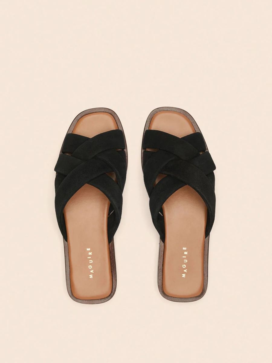 Maguire | Women's Almada Black Sandal Last Units | Special Offer