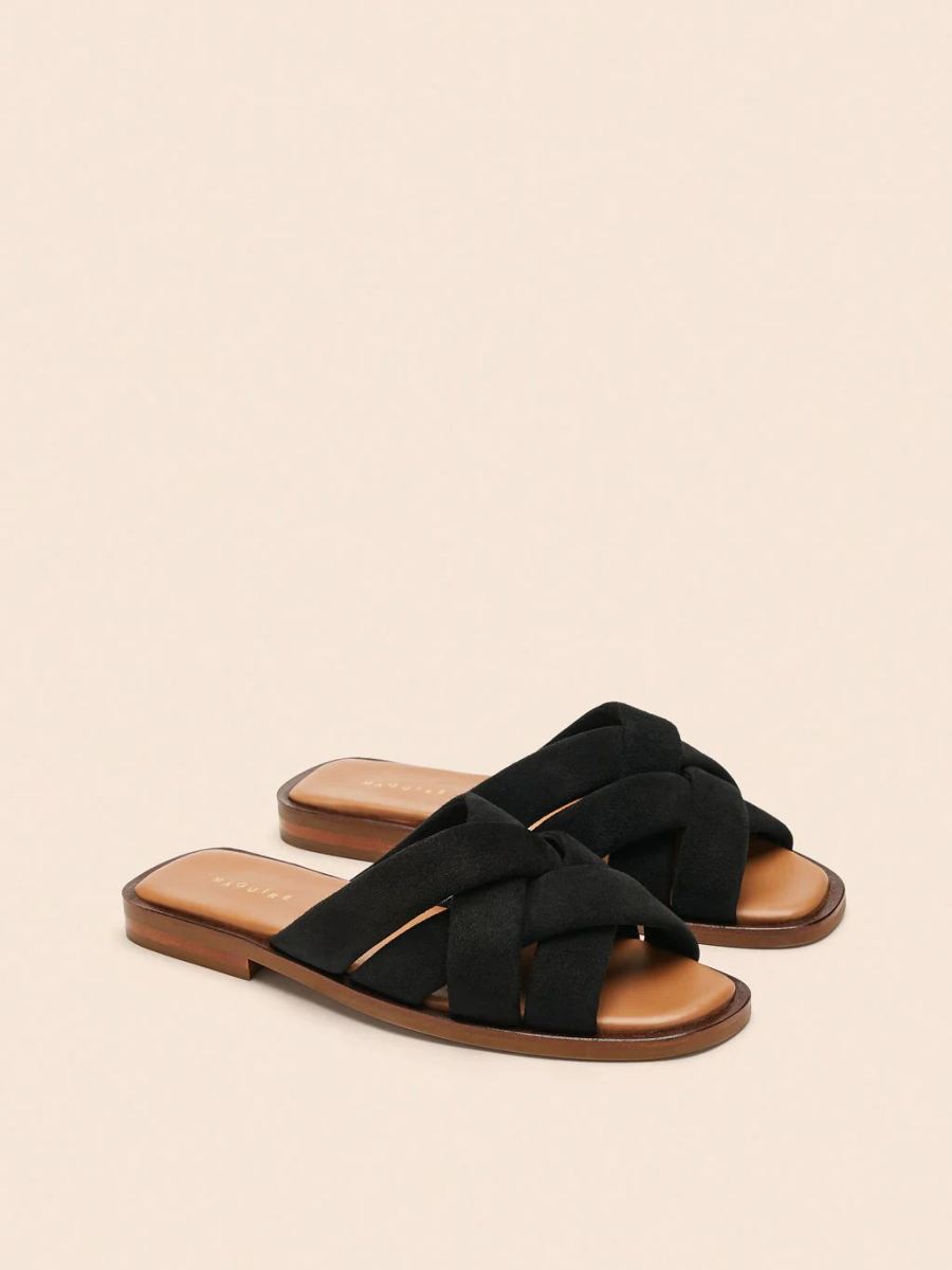 Maguire | Women's Almada Black Sandal Last Units | Special Offer