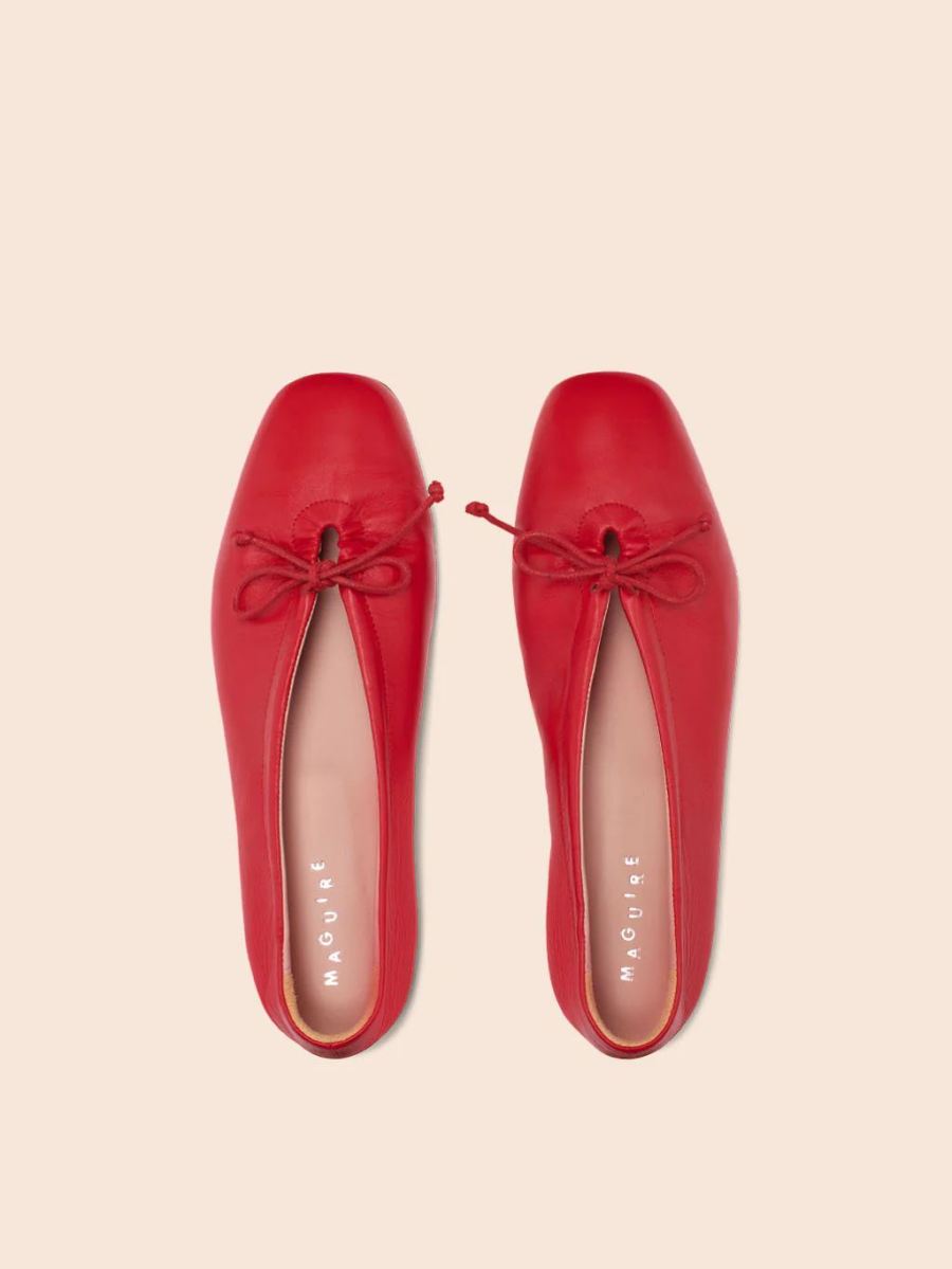 Maguire | Women's Prato Lipstick Ballerina Ballet flat | Special Offer