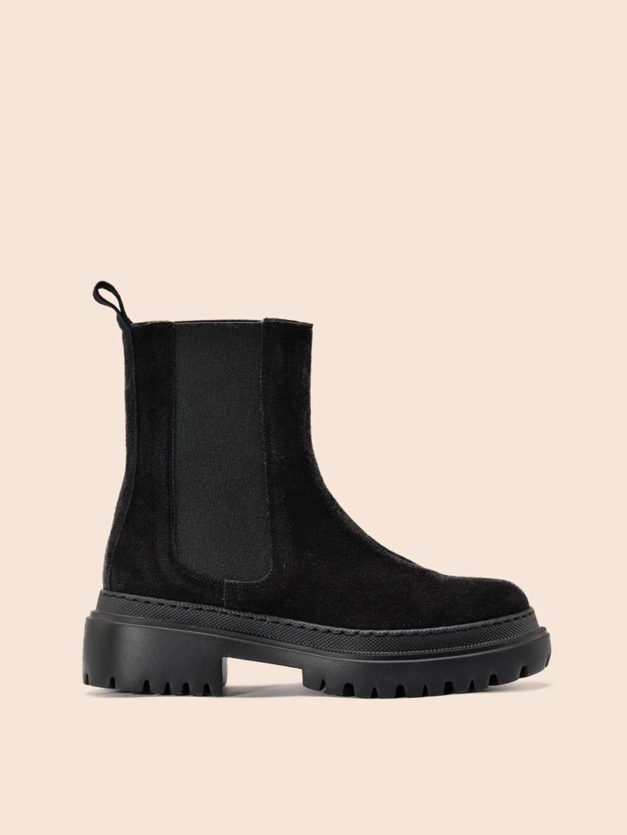 Maguire | Women's Corticella Black Suede Boot Chelsea Boot | Special Offer