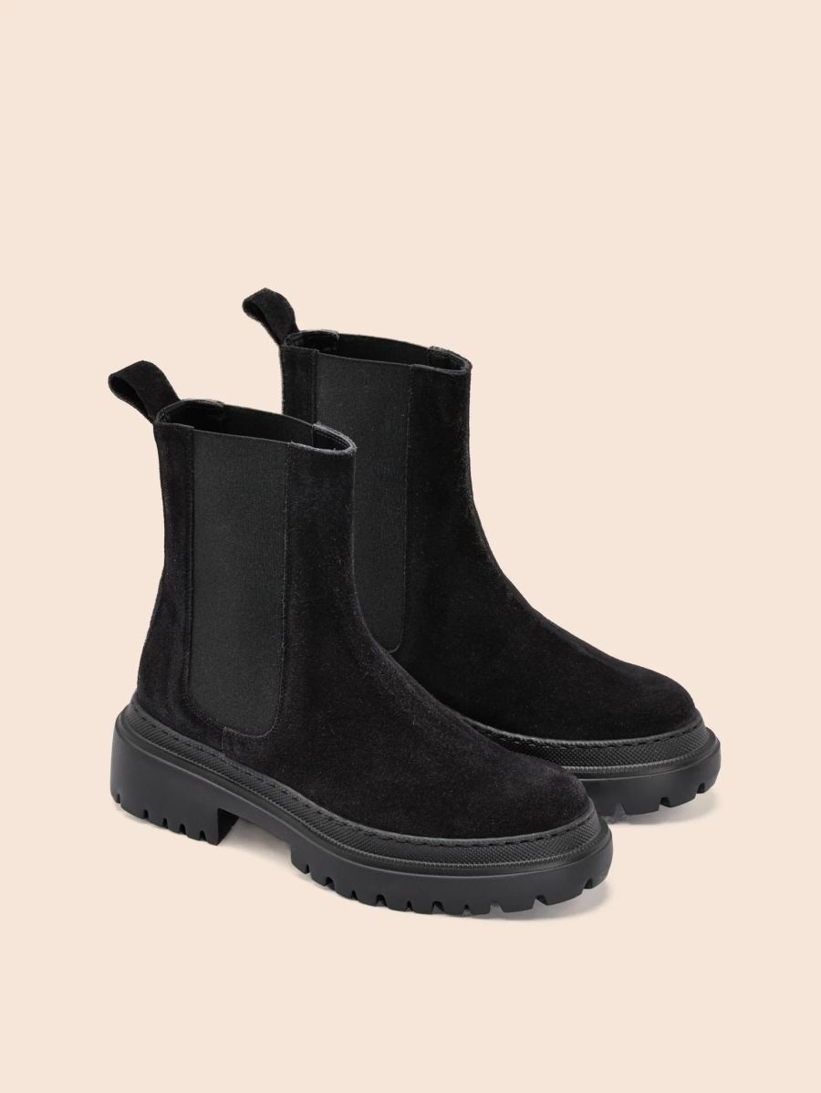 Maguire | Women's Corticella Black Suede Boot Chelsea Boot | Special Offer