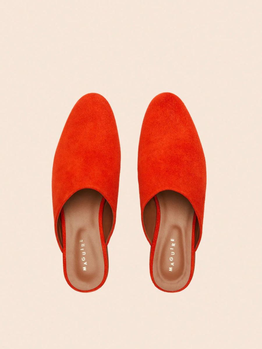 Maguire | Women's Como Tangerine Mule Last Units | Special Offer