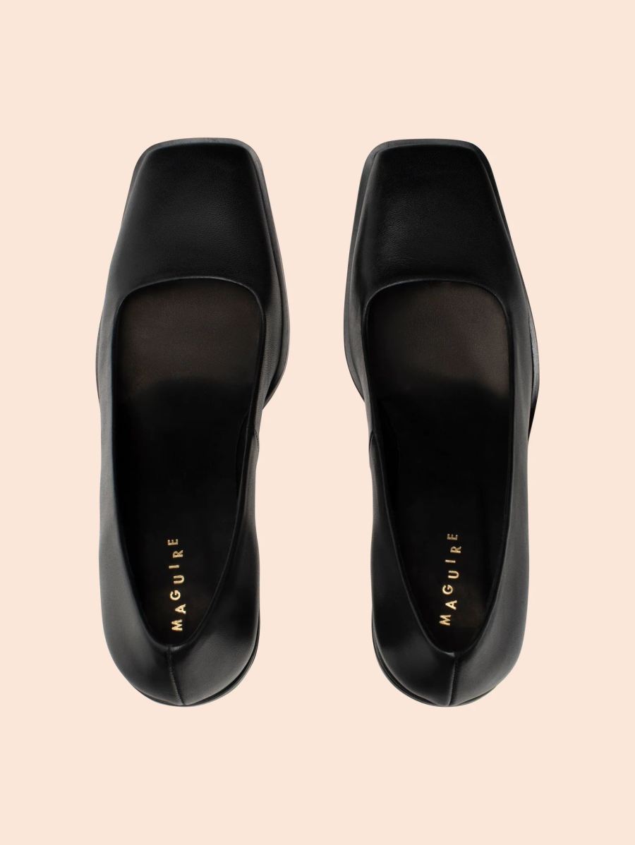 Maguire | Women's Lugo Black Pump Heeled Pump | Special Offer