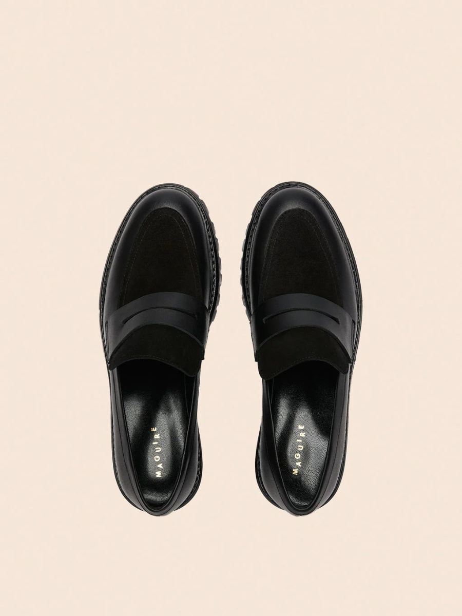 Maguire | Women's Sintra Black Loafer Chunky Loafer | Special Offer