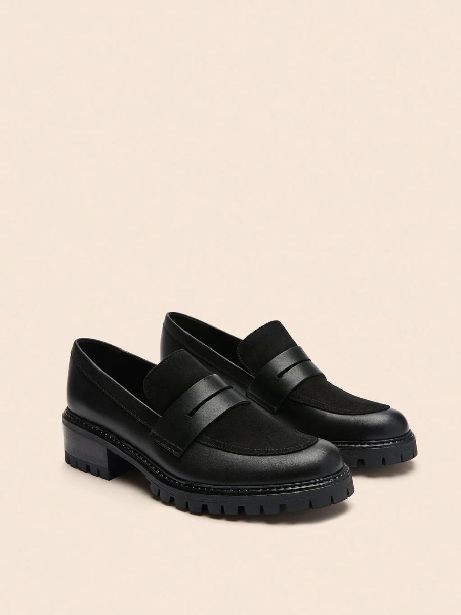 Maguire | Women's Sintra Black Loafer Chunky Loafer | Special Offer