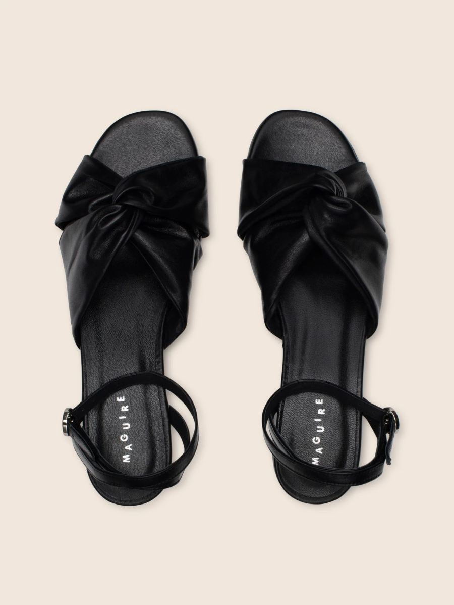 Maguire | Women's Mataro Black Sandal Heeled Sandal | Special Offer