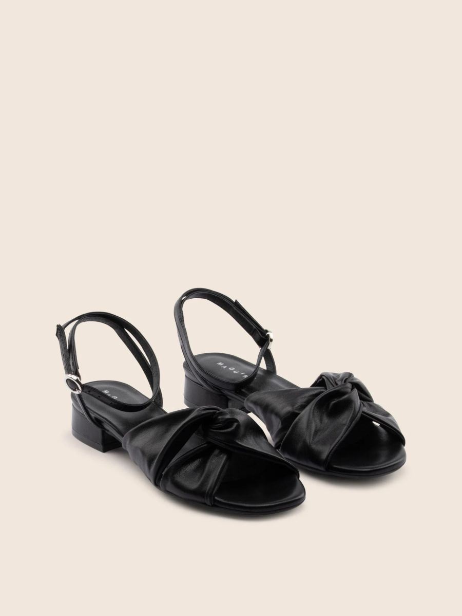 Maguire | Women's Mataro Black Sandal Heeled Sandal | Special Offer