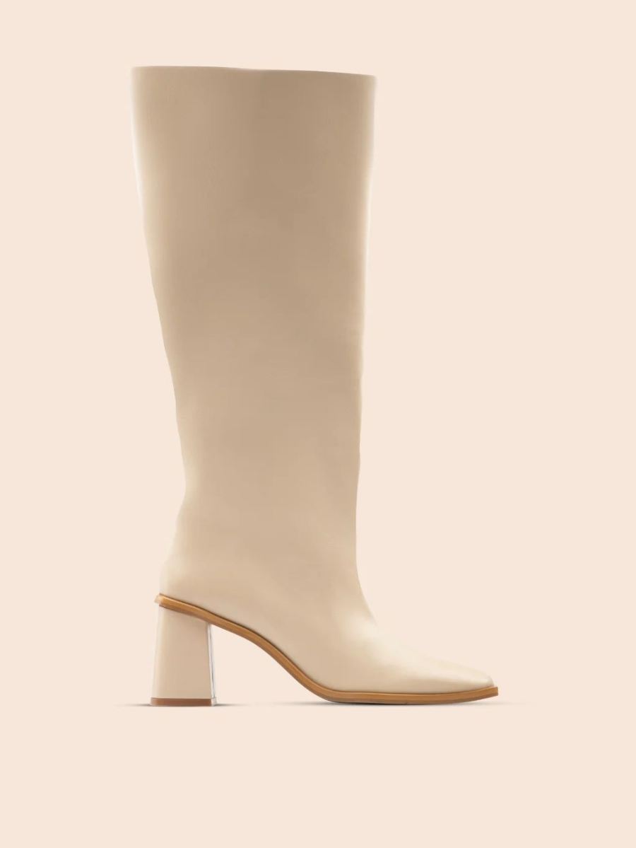 Maguire | Women's Lorca Cream Boot High-Knee Boot | Special Offer