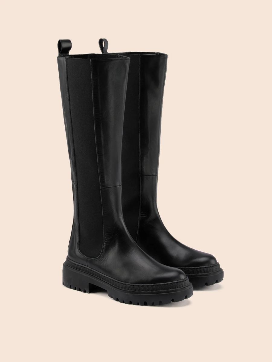 Maguire | Women's Monza Black Boot Knee-high Boot | Special Offer