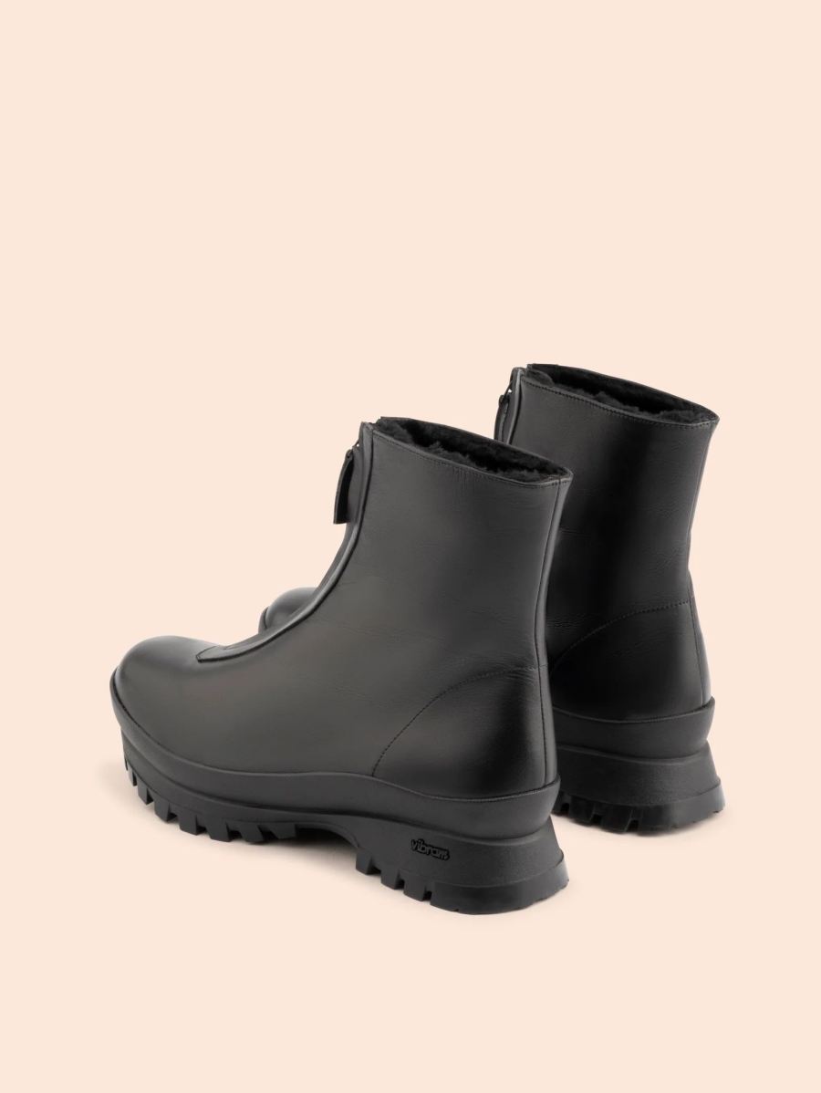 Maguire | Women's Estrella Lined Black Boot Shearling lined | Special Offer