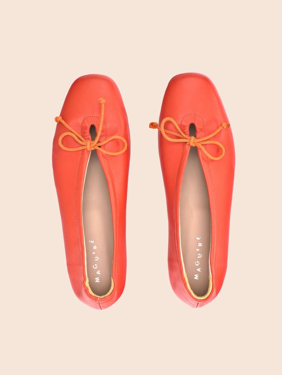 Maguire | Women's Prato Orange Ballerina Ballet flat | Special Offer