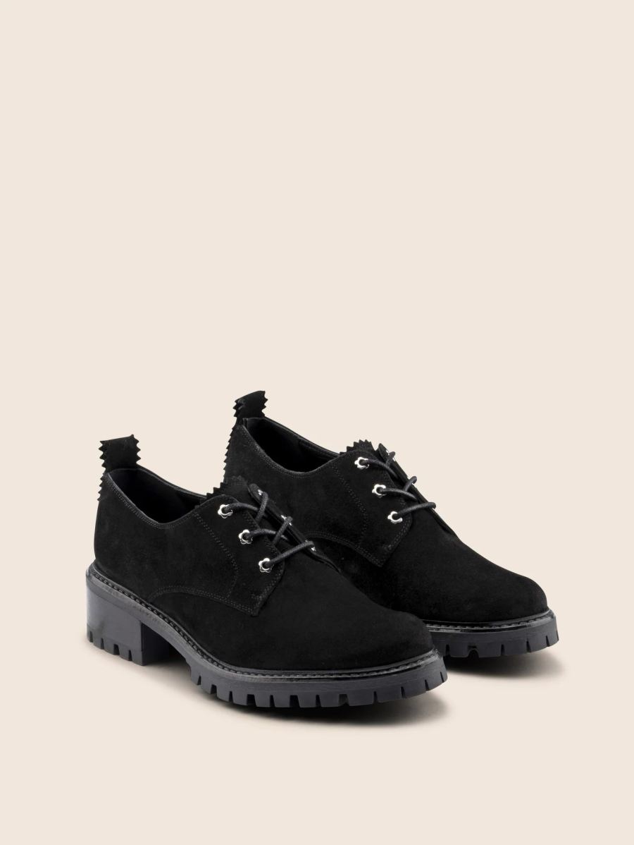 Maguire | Women's Zava Black Suede Oxford Last Units | Special Offer