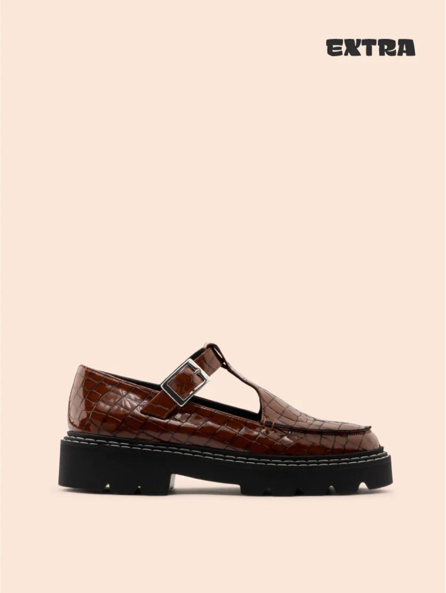 Maguire | Women's Neiva Brown Mary Jane Deadstock Leather | Special Offer