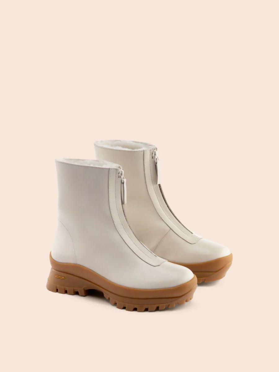 Maguire | Women's Estrella Lined Cream Boot Shearling lined | Special Offer