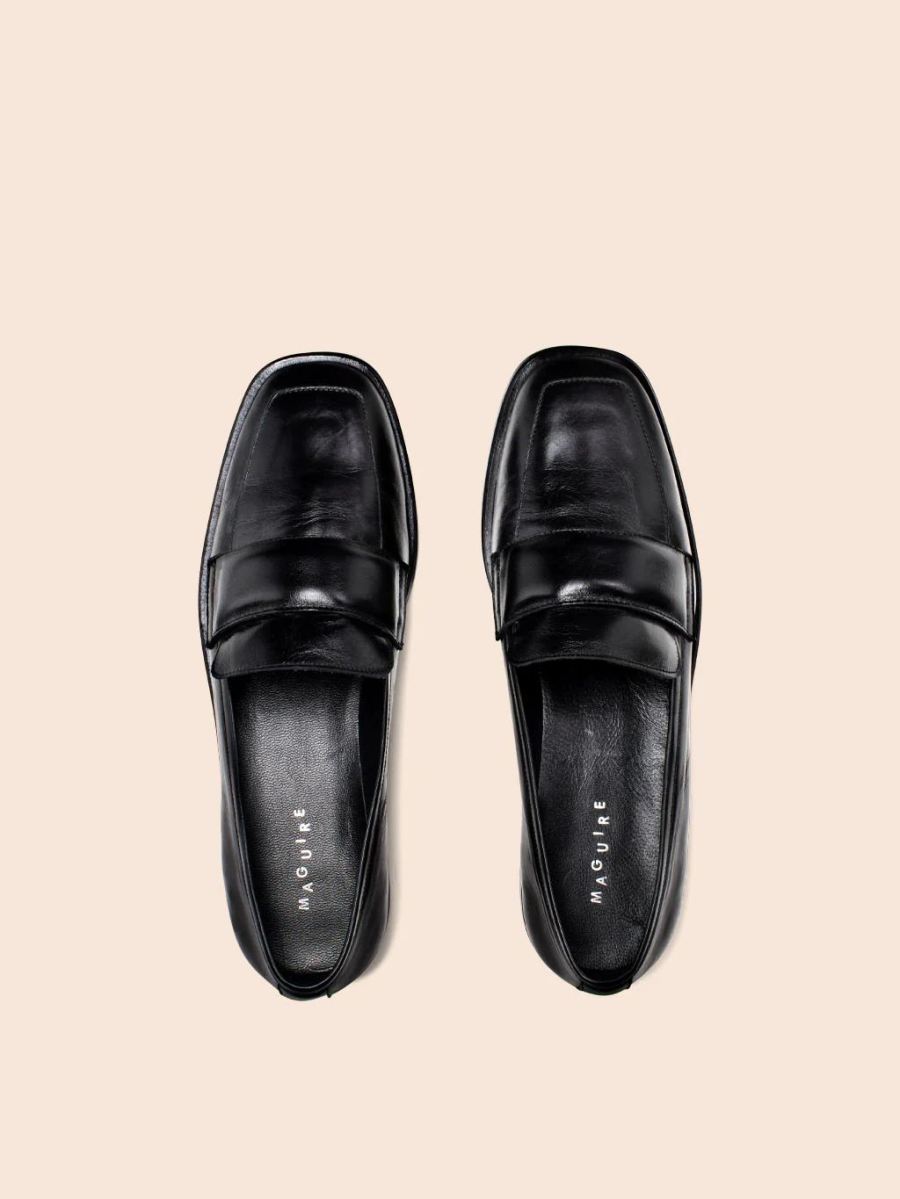 Maguire | Women's Sada Black Loafer Low Loafer | Special Offer