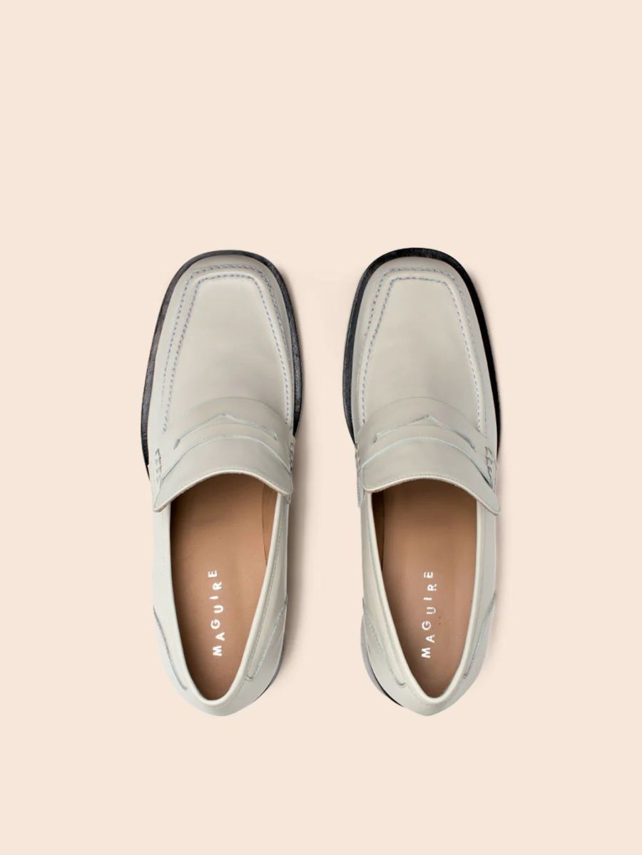 Maguire | Women's Marlia Cream Loafer Heeled Loafer | Special Offer