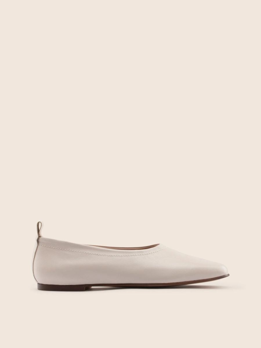 Maguire | Women's Velada Cream Ballerina Ballet Flat | Special Offer