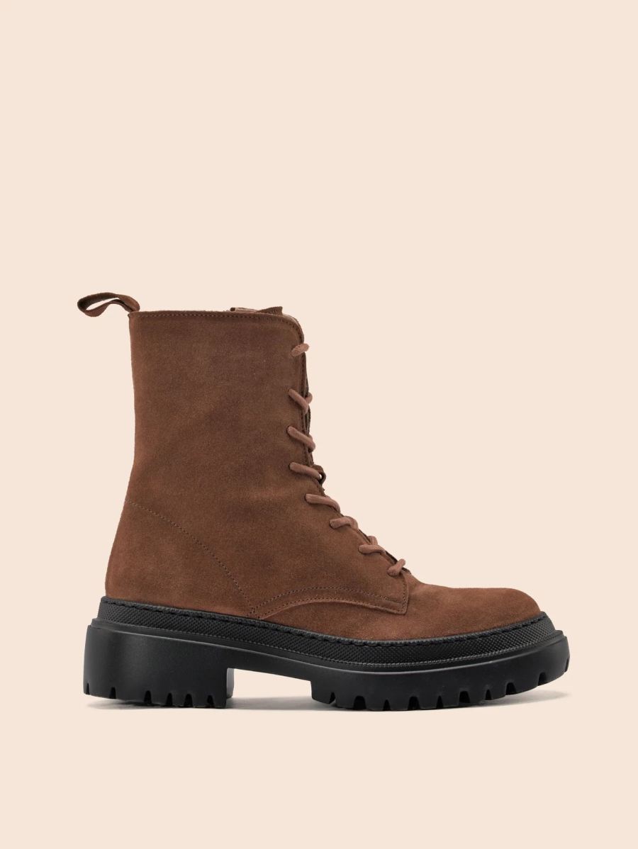 Maguire | Women's Belluno Dark Tan Boot Combat Boot | Special Offer