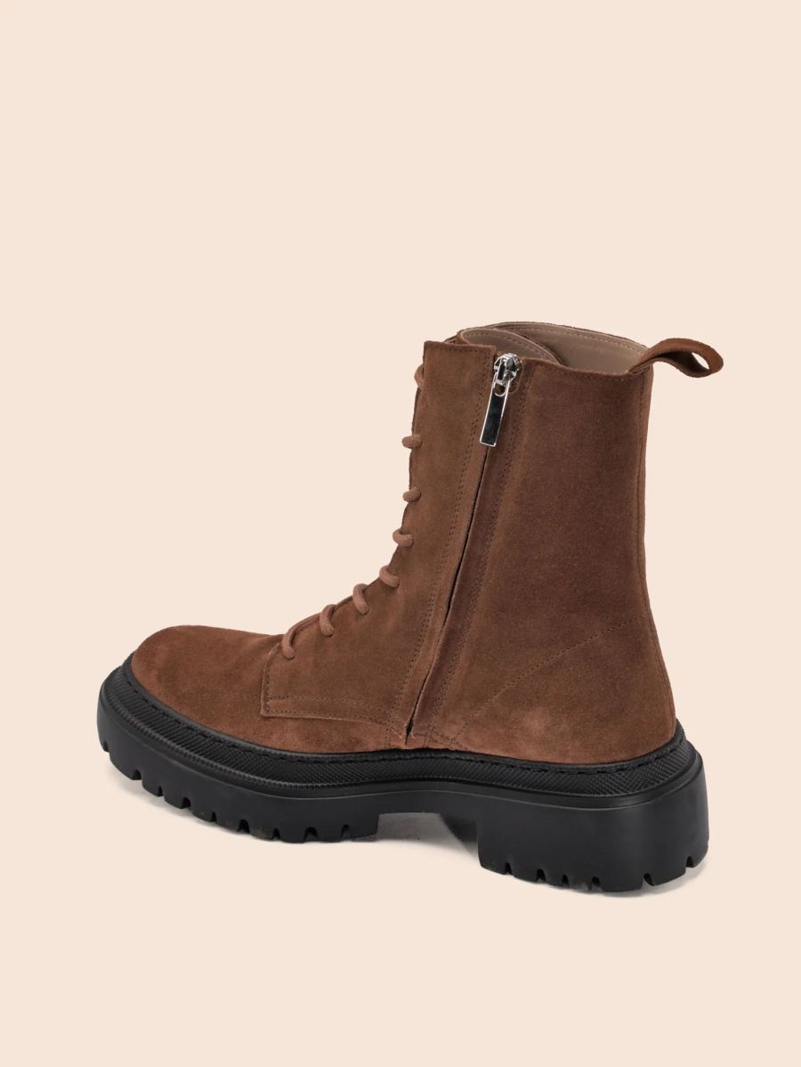 Maguire | Women's Belluno Dark Tan Boot Combat Boot | Special Offer